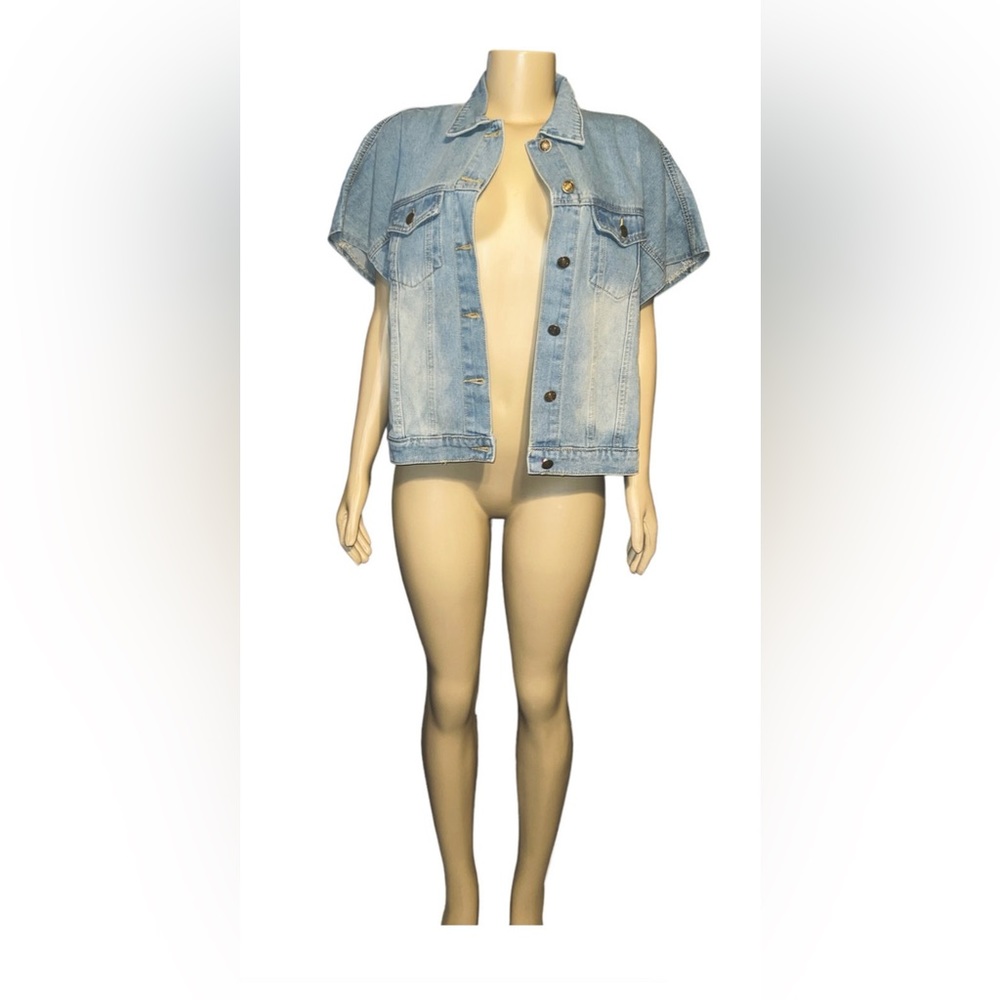 Gorgeous Dolls Denim Cape Jacket